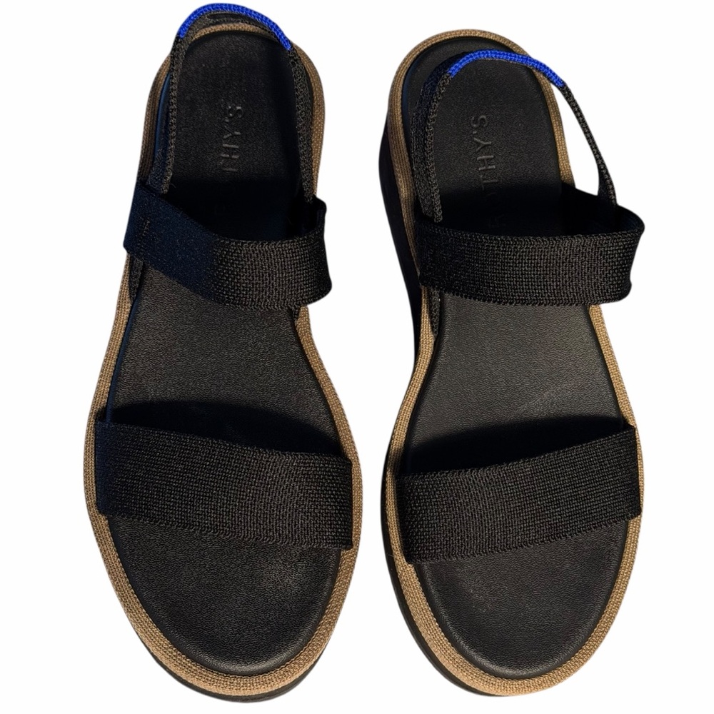 Rothy's Black Platform Sandals - Picture 2 of 13